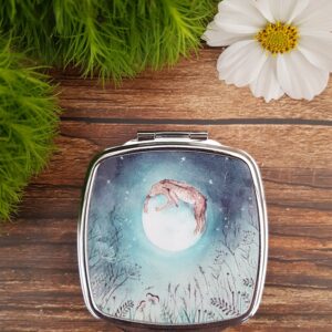 Hugging-The-Moon-Compact Mirror